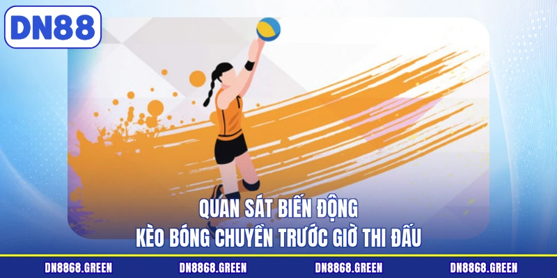Quan sát biến động kèo bóng chuyền trước giờ thi đấu